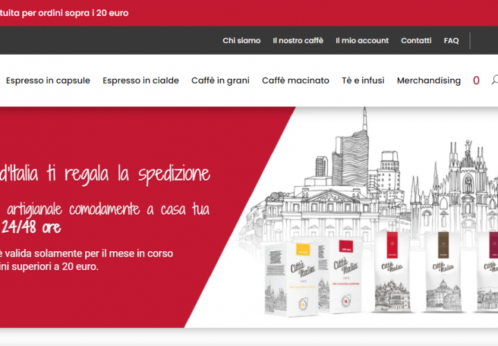 E-commerce e strategia marketing – Caffè Città d’Italia